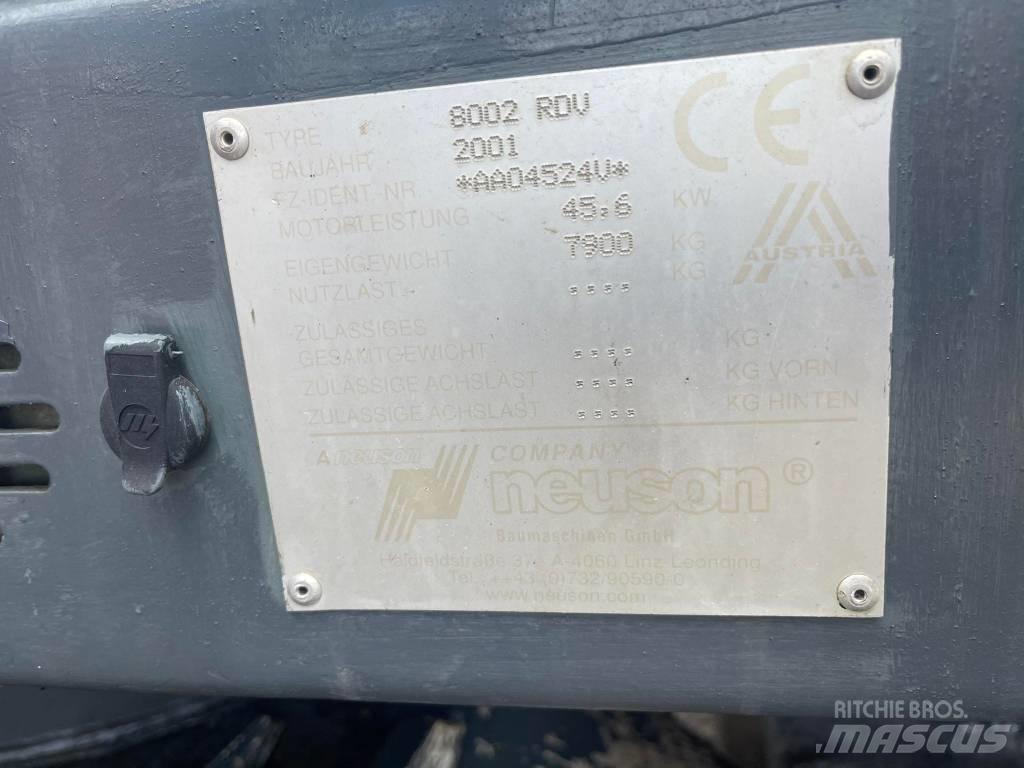 Neuson 8002 RDU Bandgrävare