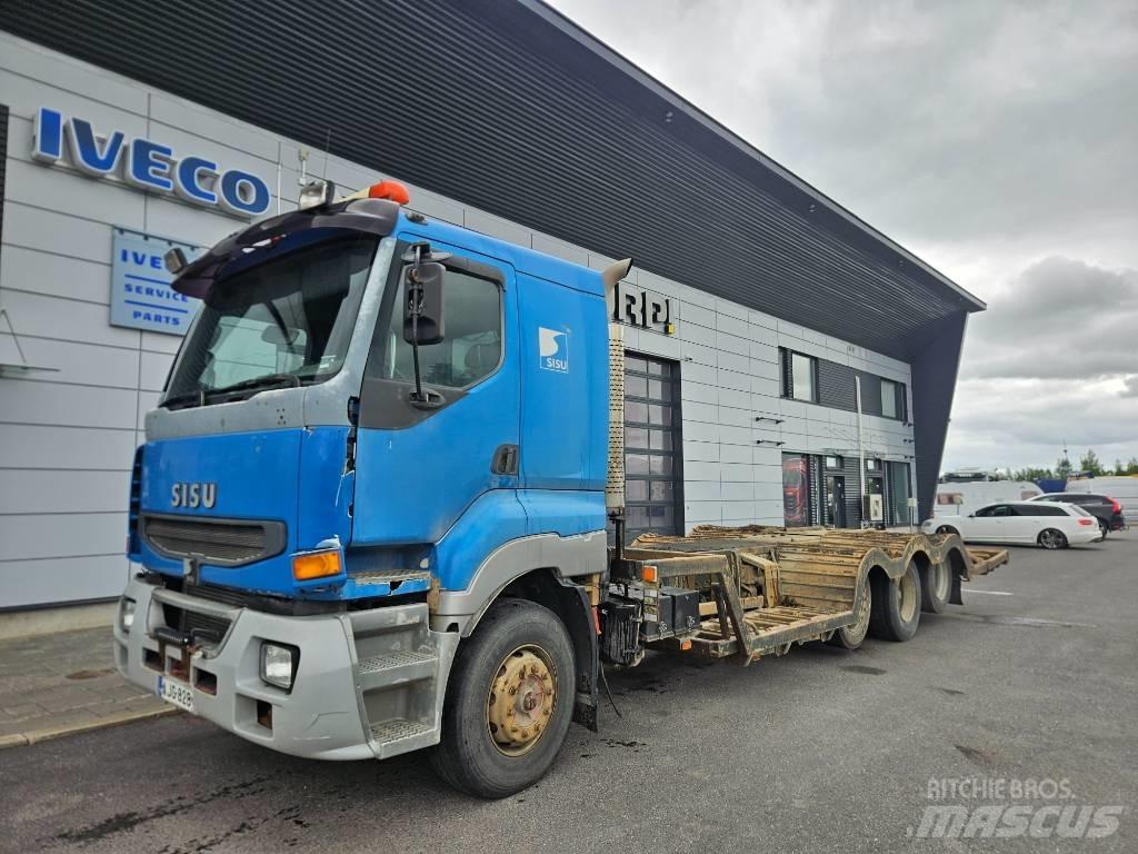 Sisu E12 8x2 Transportbilar för Skogsmaskiner
