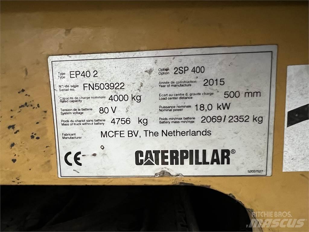 CAT erpillar EP40 Elmotviktstruckar