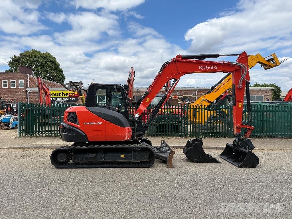 Kubota KX 080-4 Midigrävmaskiner 7t - 12t