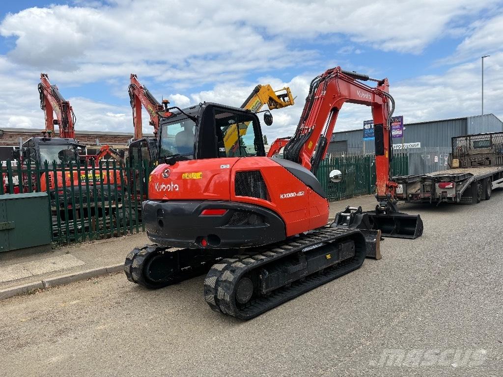 Kubota KX 080-4 Midigrävmaskiner 7t - 12t