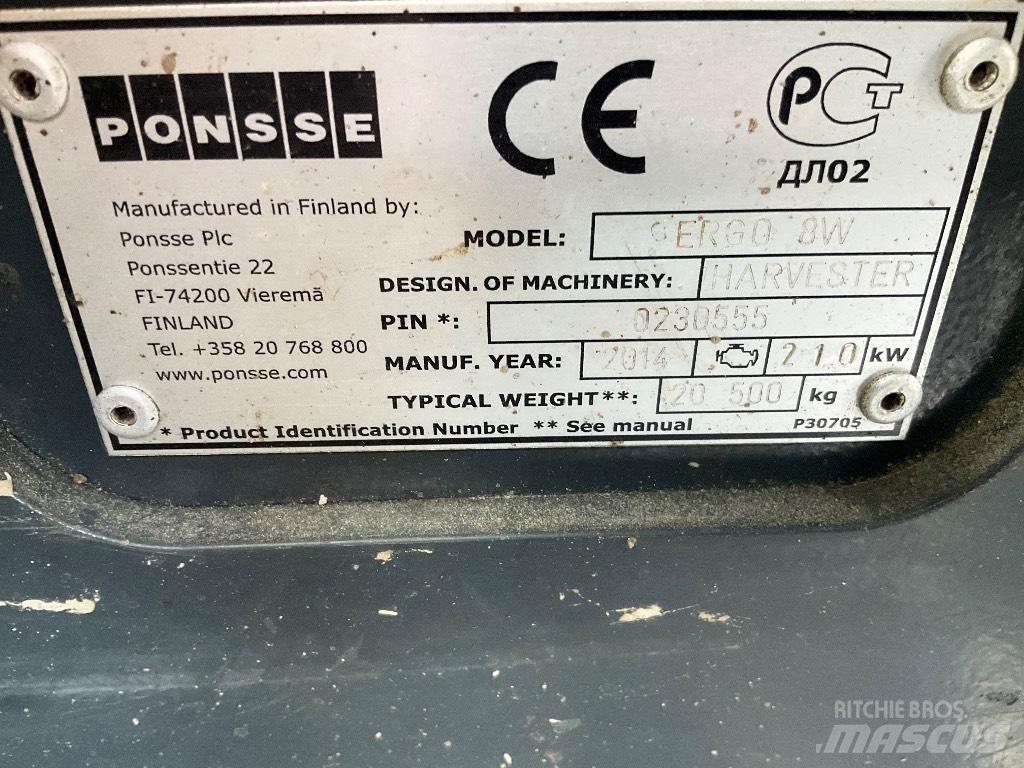 Ponsse Ergo 8W Skördare