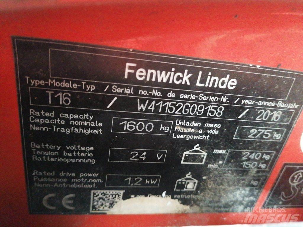 Linde T16 Låglyftare utan plattform