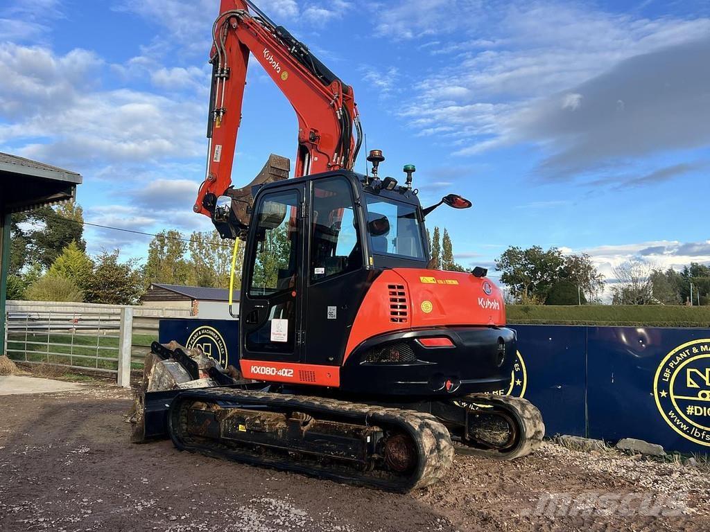 Kubota KX080-4a2 Specialgrävmaskiner