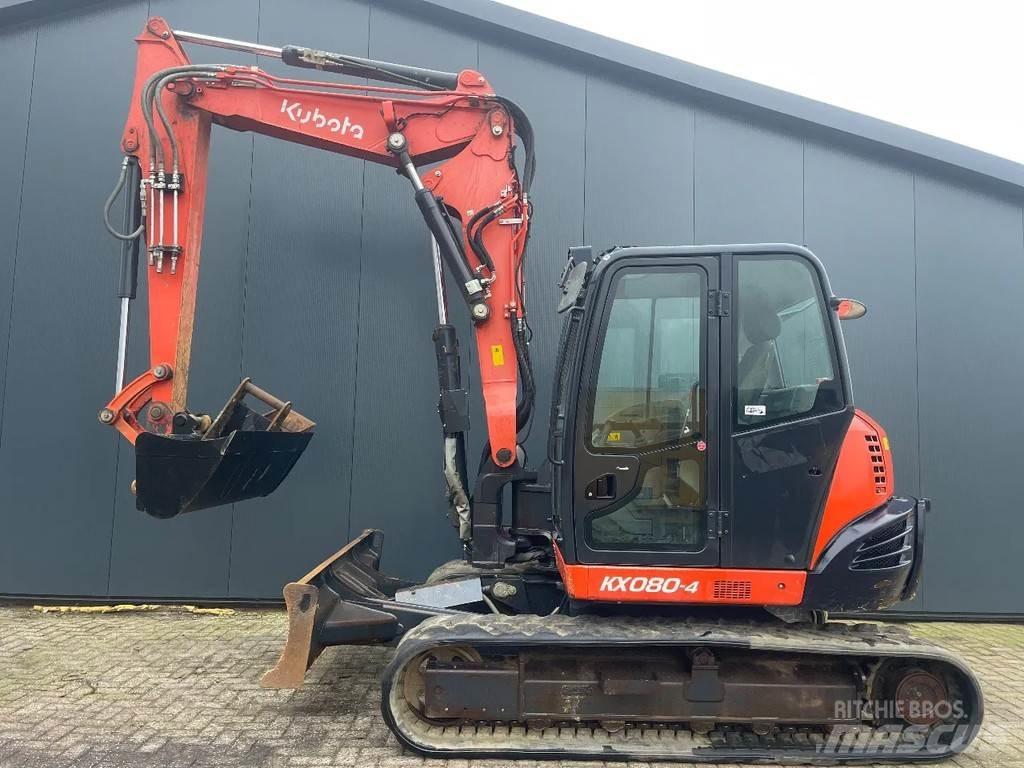 Kubota Kx080-4 Midigrävmaskiner 7t - 12t