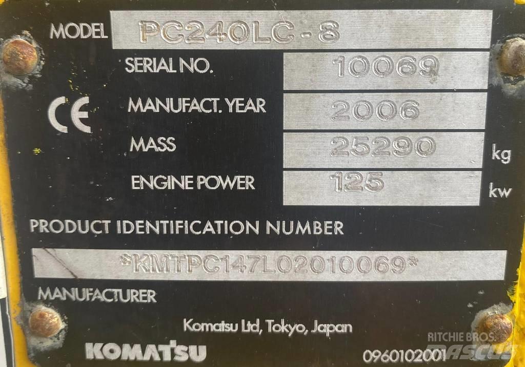 Komatsu PC 240 LC-8 Bandgrävare