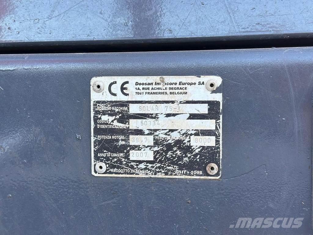 Doosan SOLAR 75V Midigrävmaskiner 7t - 12t