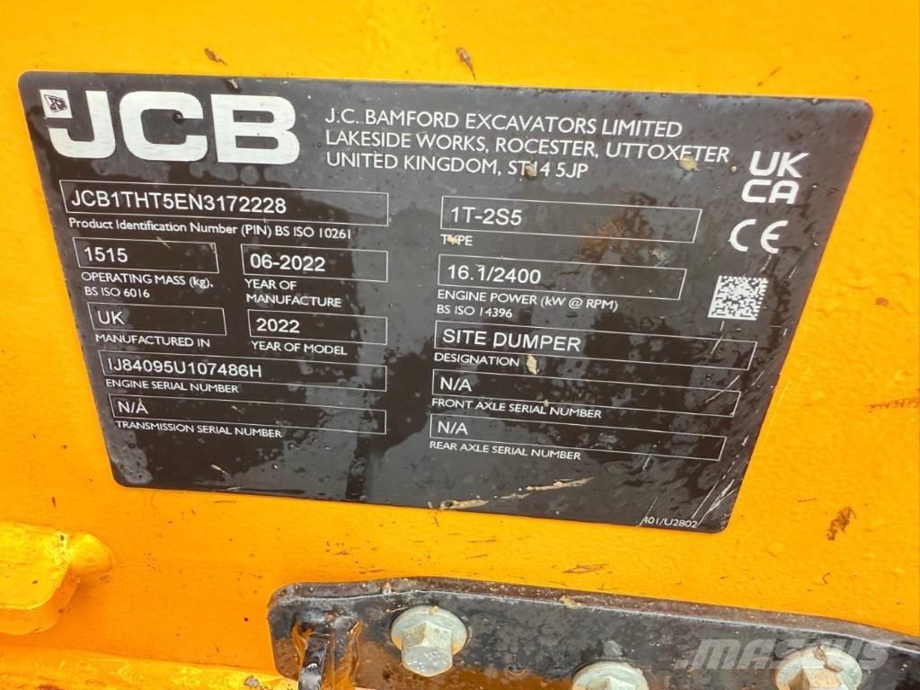 JCB 1 T-2S5 Minidumprar