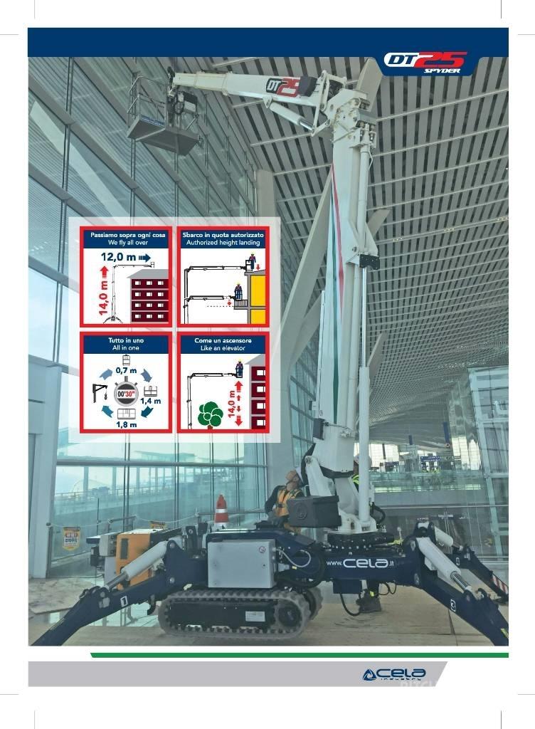 Cela Crawler DT25 Teleskop bomliftar