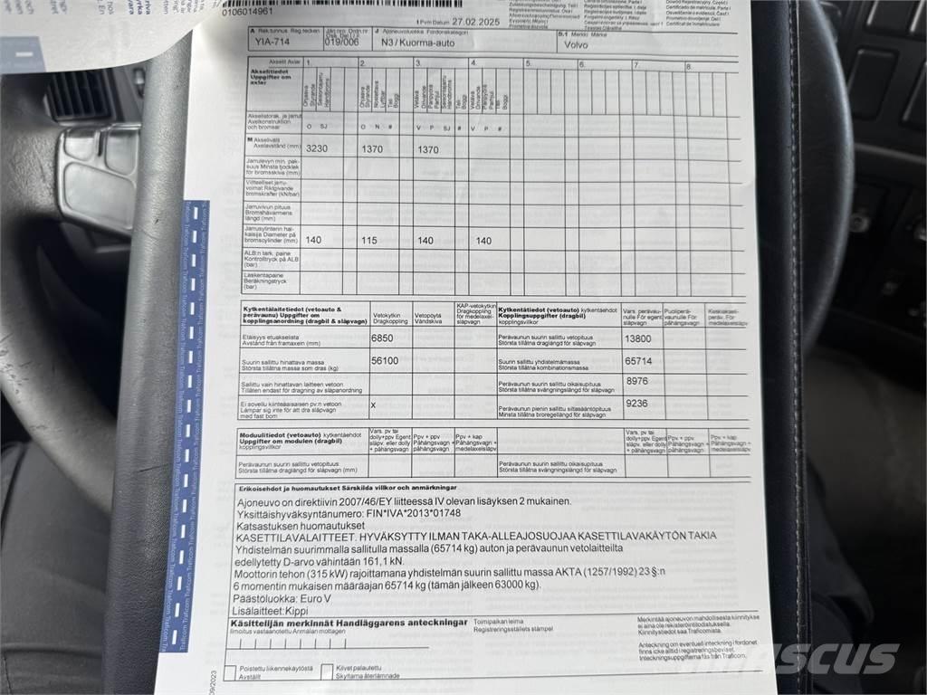 Volvo FM13 8X4 Tippbilar