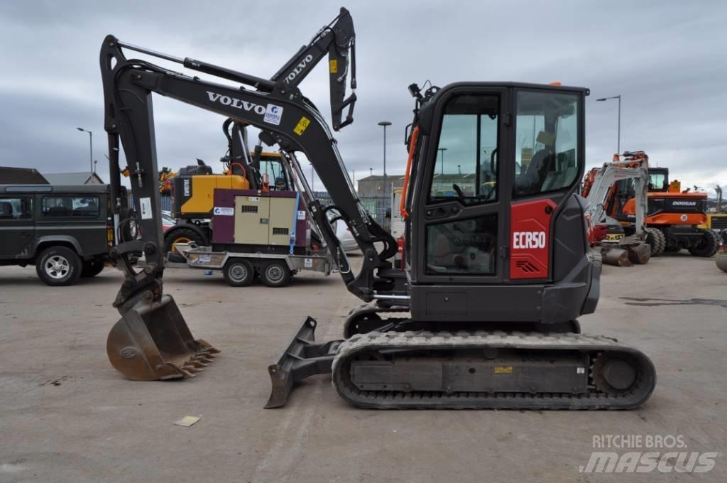 Volvo ECR50F Minigrävare < 7t