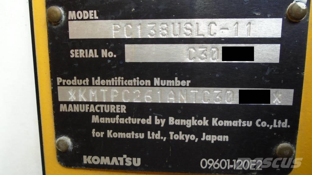 Komatsu PC 138 USLC Bandgrävare