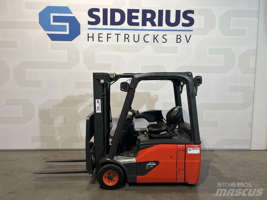Linde E16-02 Elmotviktstruckar
