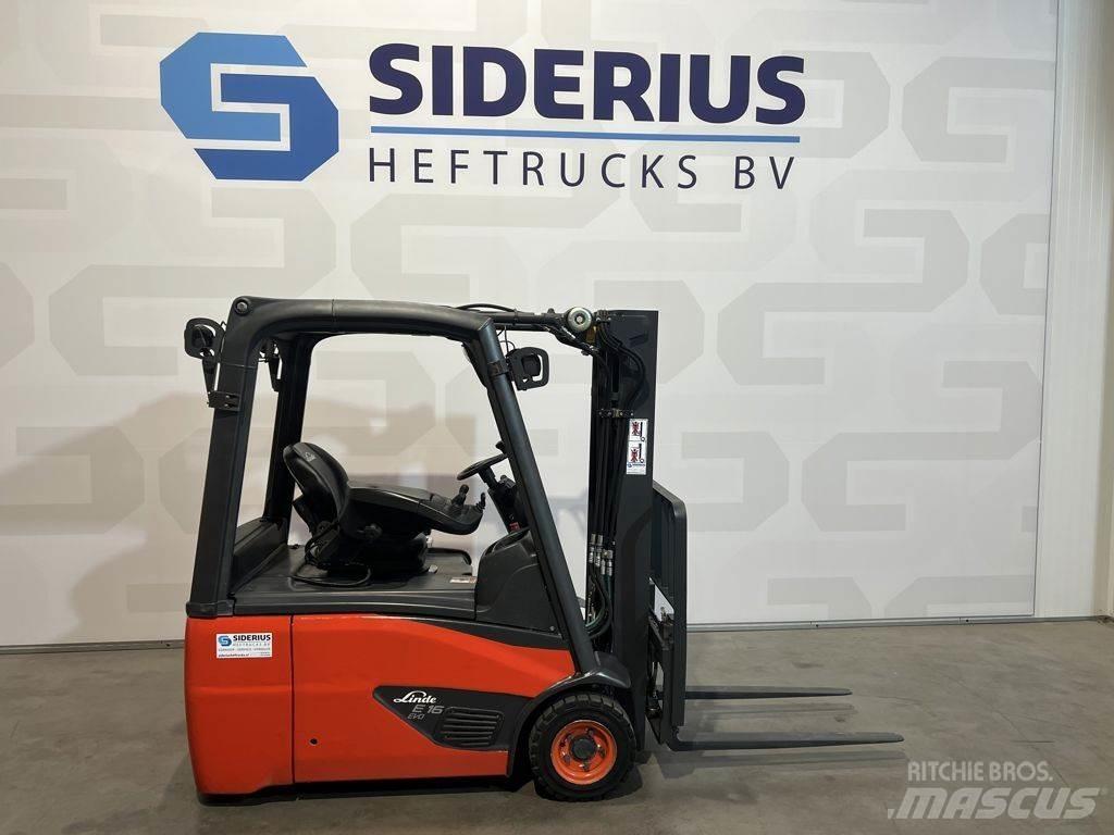 Linde E16-02 Elmotviktstruckar