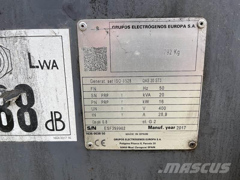 Atlas Copco QAS 20 Dieselgeneratorer