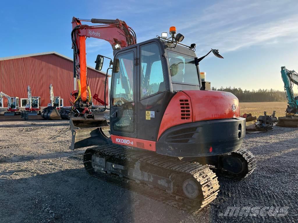 Kubota KX 080-4 Midigrävmaskiner 7t - 12t