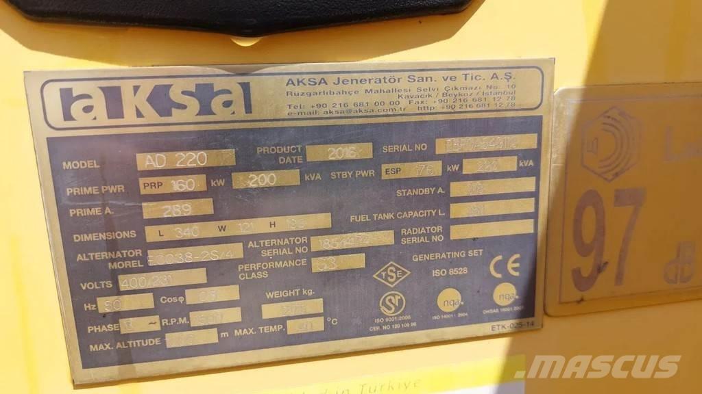 Doosan Aksa AD220 Övriga generatorer