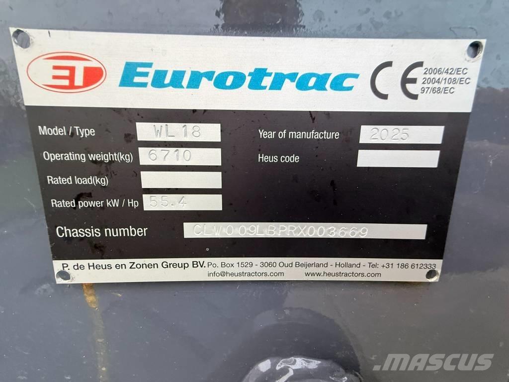 Eurotrac wl 18 Kompaktlastare