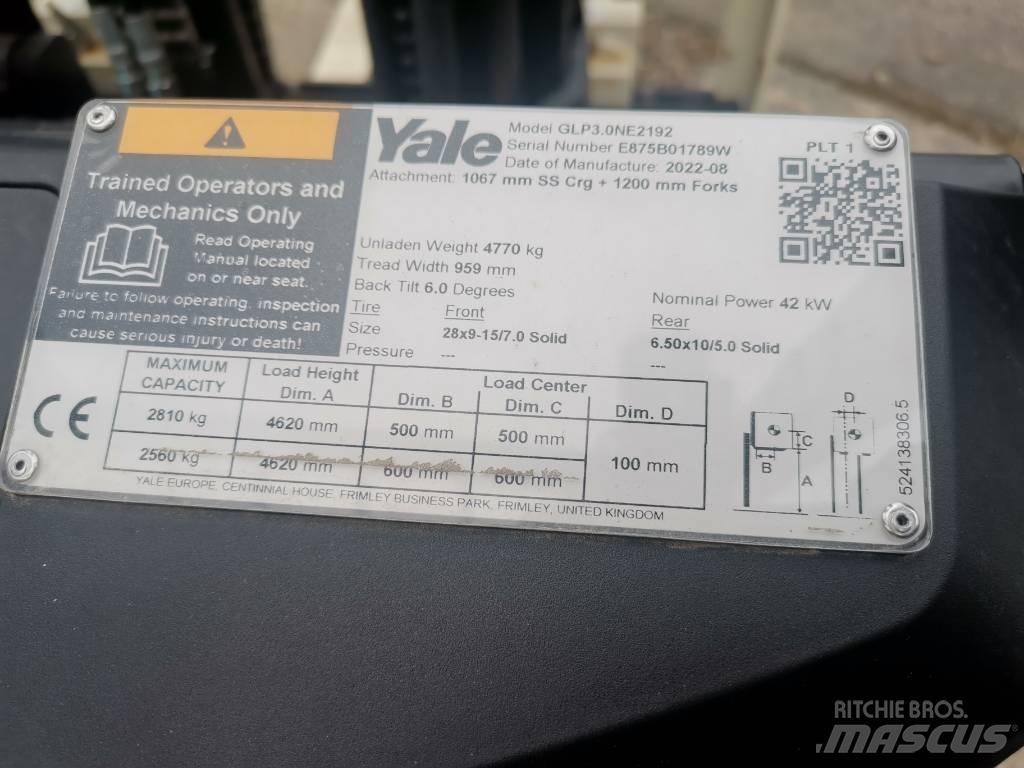 Yale GLP30 N Gasolmotviktstruckar