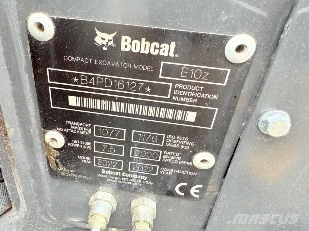 Bobcat E 10z Minigrävare < 7t