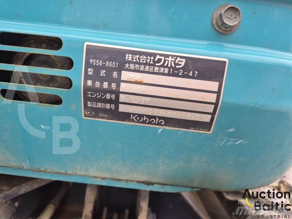 Kubota U 25 Minigrävare < 7t