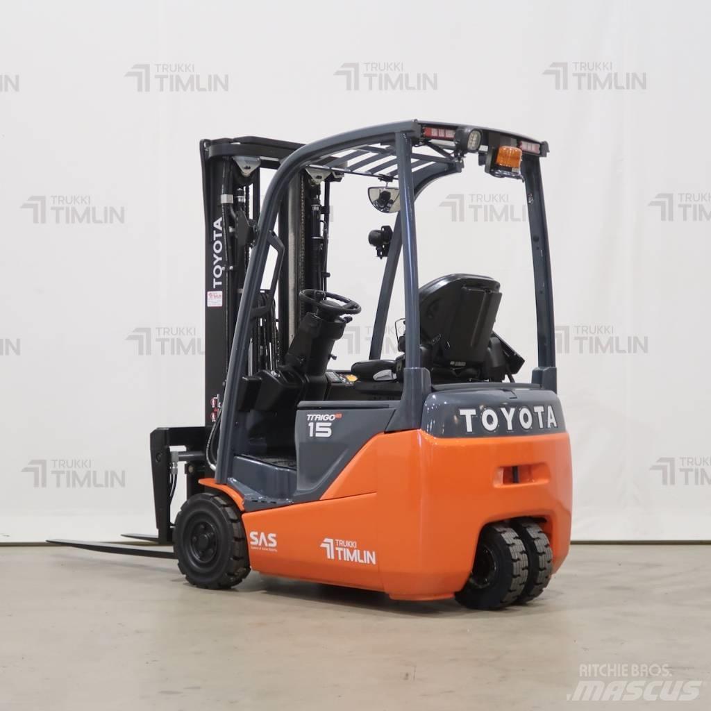 Toyota 8FBE15T Elmotviktstruckar