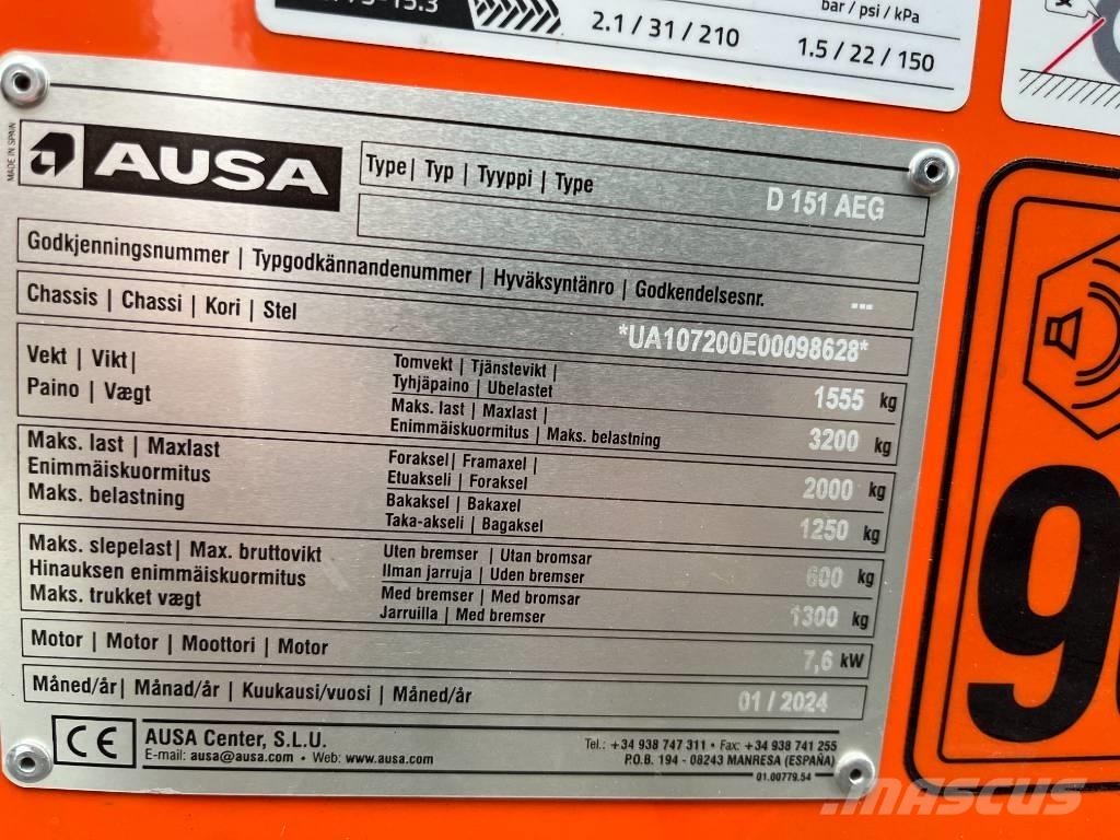 Ausa D151AEG Minidumprar