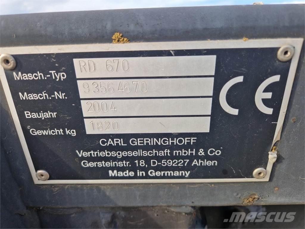 Geringhoff RD 670 Trösktillbehör
