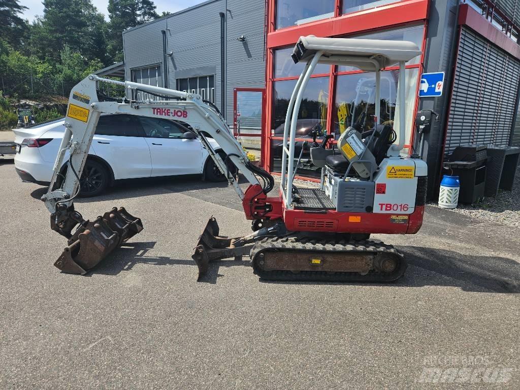 Takeuchi TB 016 Minigrävare < 7t