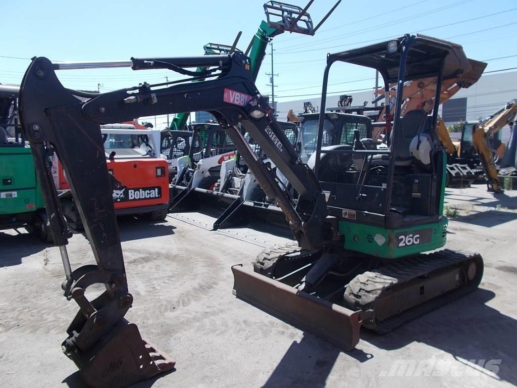 John Deere 26G Minigrävare < 7t