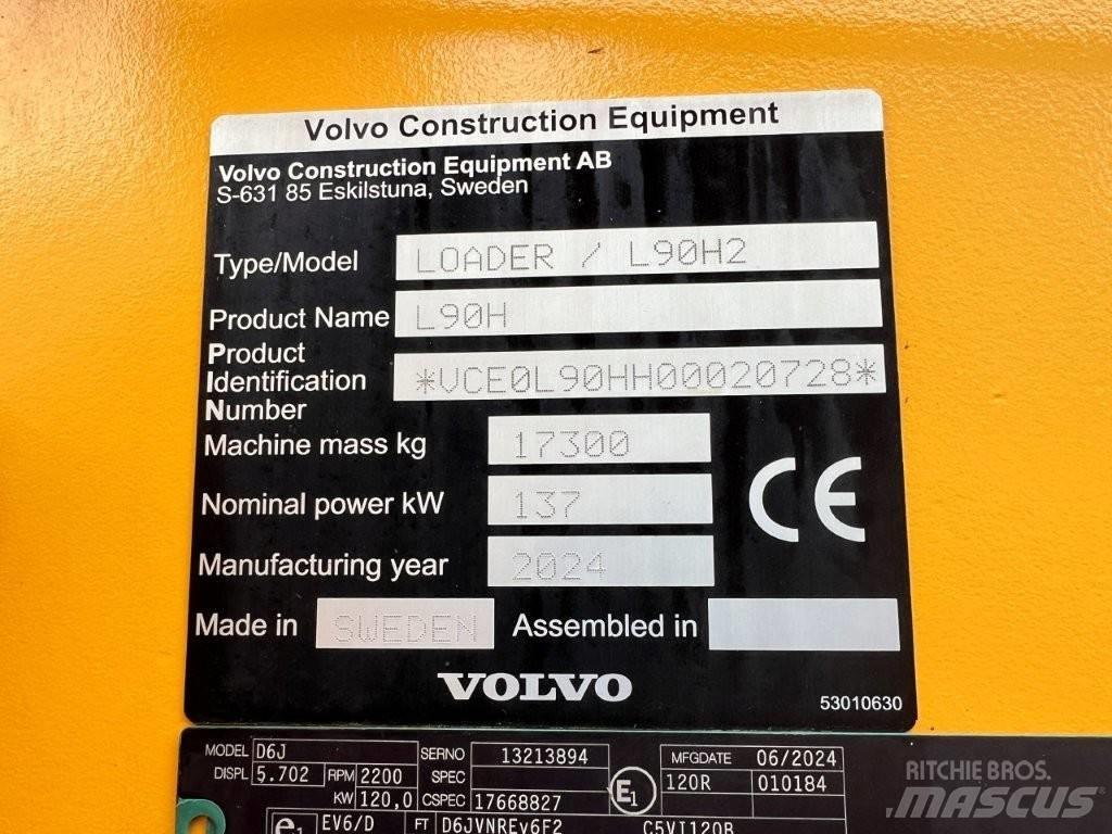 Volvo L90H2 Hjullastare