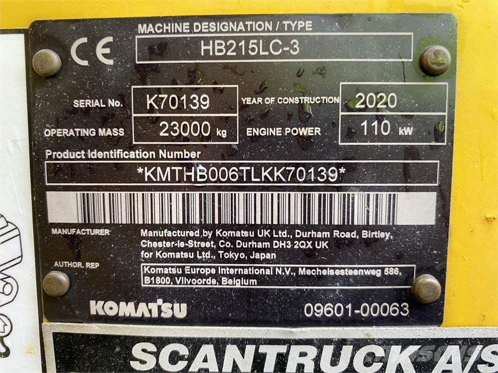 Komatsu HB215LC-3 Bandgrävare