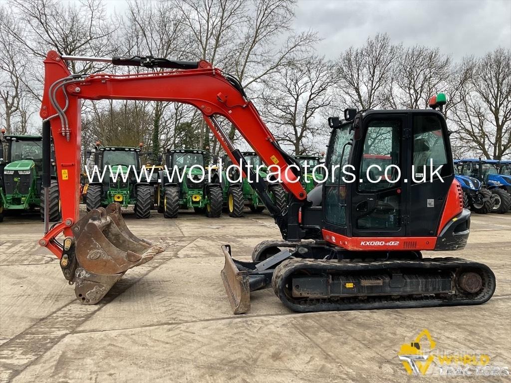 Kubota KX 080-4 Midigrävmaskiner 7t - 12t