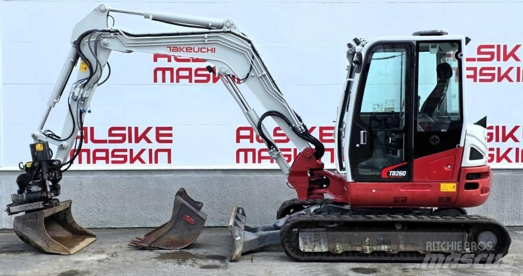 Takeuchi TB 260 Minigrävare < 7t
