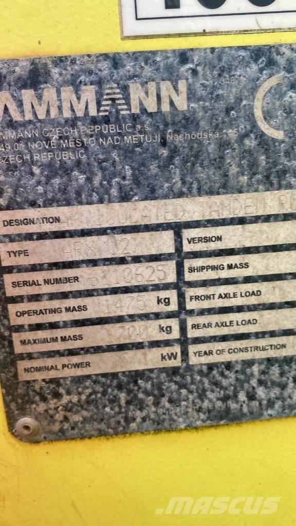 Ammann ARX 12 Tvåvalsvältar