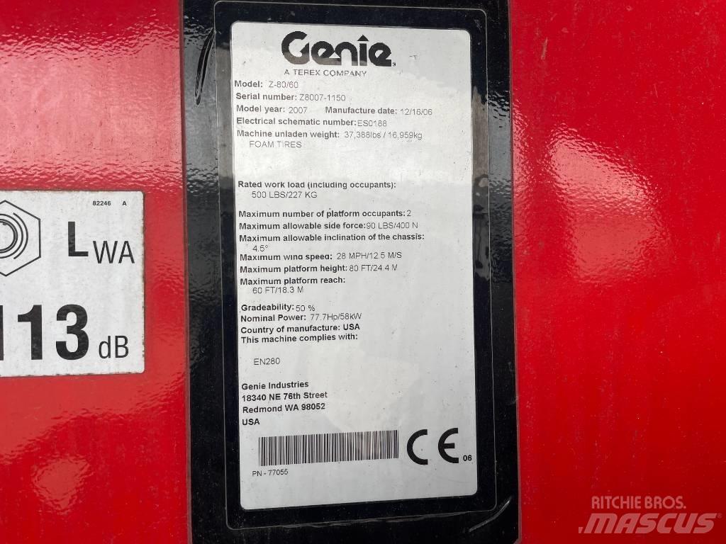 Genie Z 80/60 Bomliftar