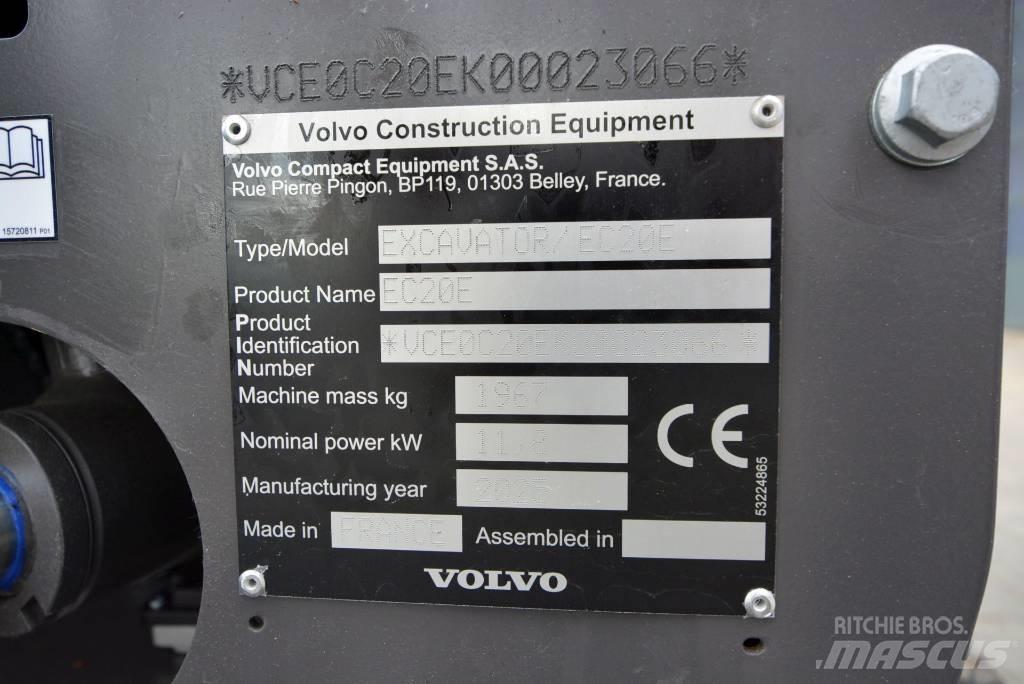 Volvo EC 20 E Minigrävare < 7t