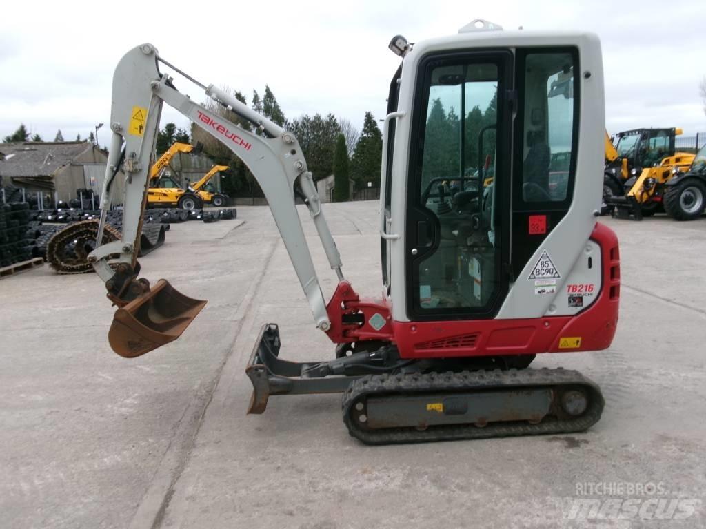 Takeuchi TB 216 Minigrävare < 7t