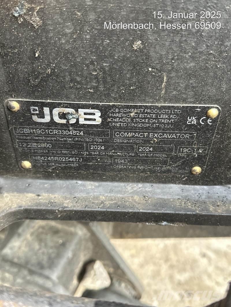 JCB 19C-1 Minigrävare < 7t