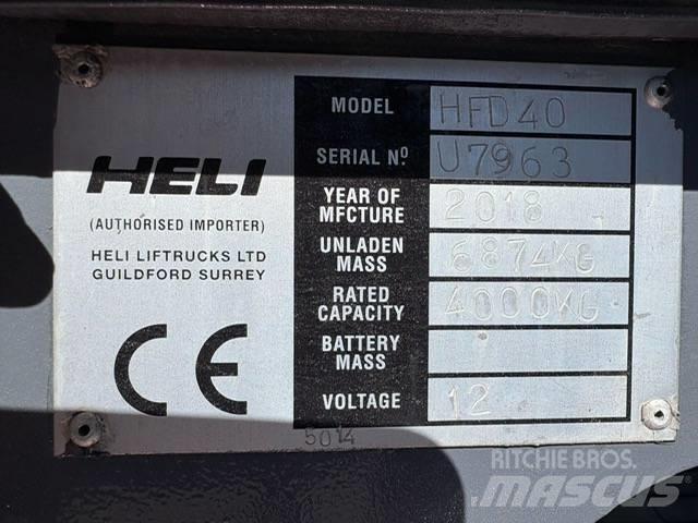 Heli HFD40 Dieselmotviktstruckar