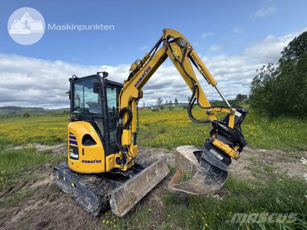 Komatsu PC 26 MR Minigrävare < 7t