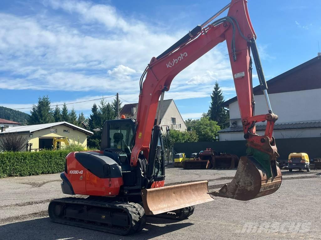 Kubota KX080 Midigrävmaskiner 7t - 12t