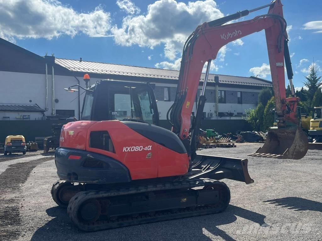 Kubota KX080 Midigrävmaskiner 7t - 12t
