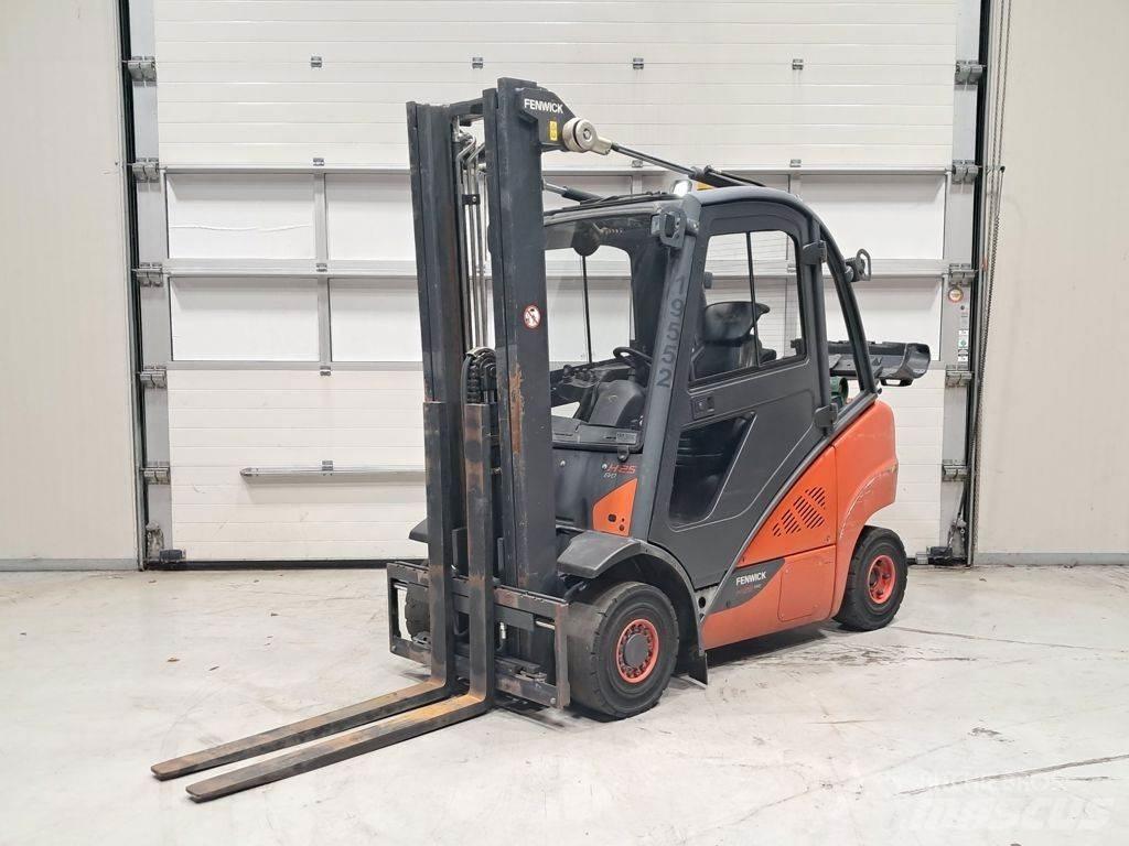 Linde H25T-02 Gasolmotviktstruckar