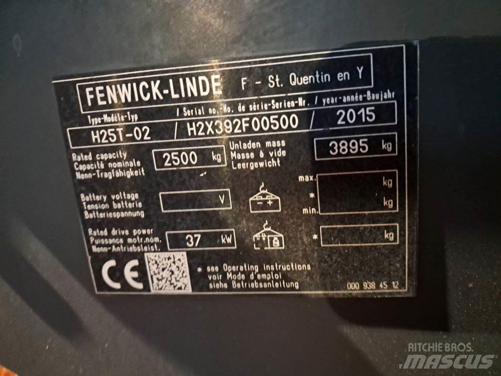 Linde H25T-02 Gasolmotviktstruckar