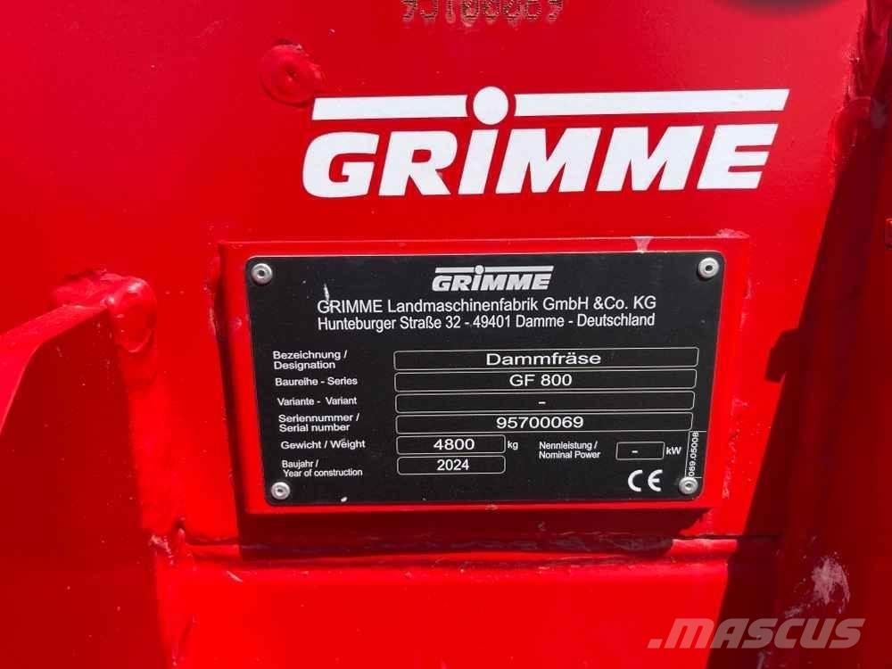 Grimme GF 800 Potatisodlingsutrustning - Övrigt