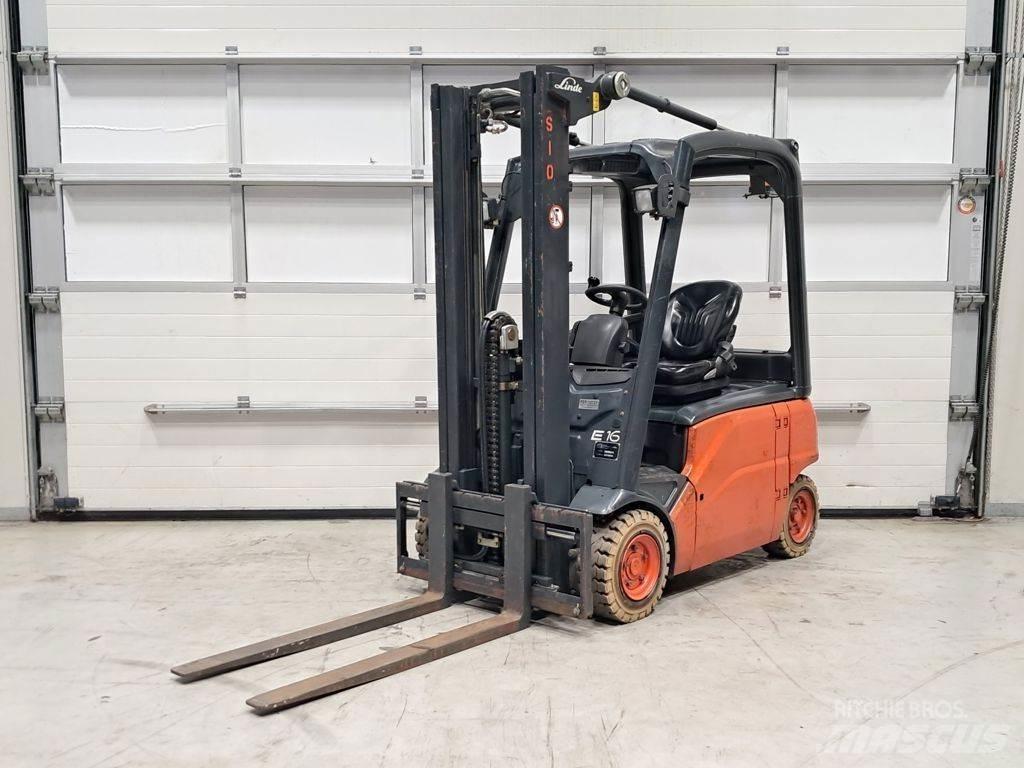Linde E16P-01 Elmotviktstruckar