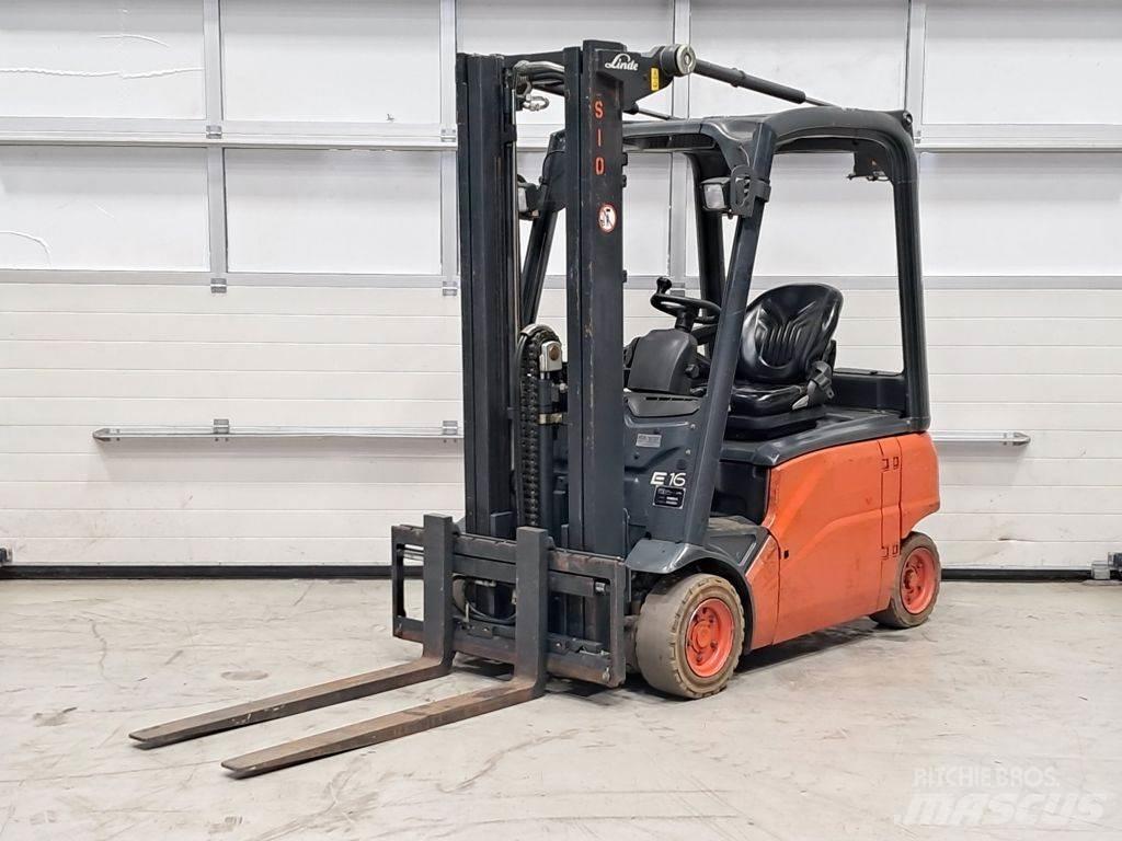 Linde E16P-01 Elmotviktstruckar