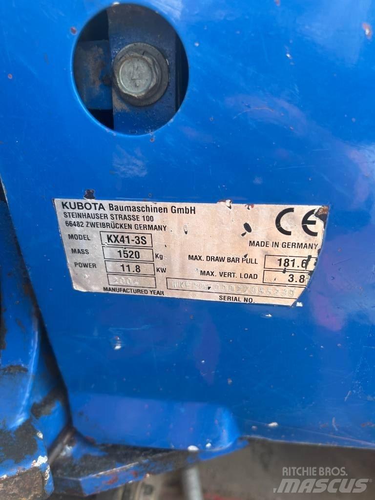 Kubota KX 41-3 S Minigrävare < 7t