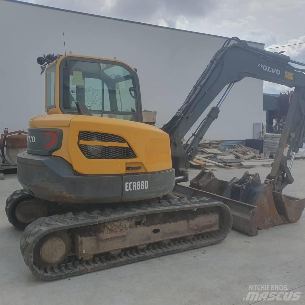 Volvo ECR 88 D Midigrävmaskiner 7t - 12t